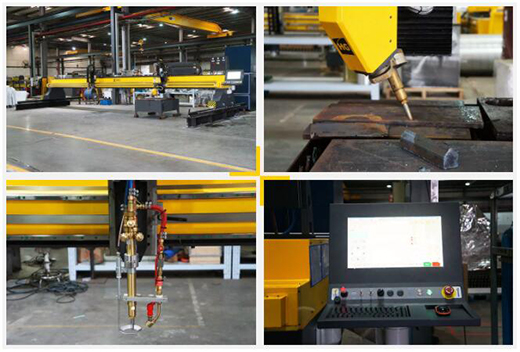 上Ｍ客电竞VKGAME10米超长跨距无限回转数控坡口切割机